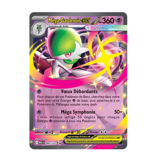 Méga-Gardevoir Ex - 060/132 - Méga-Évolution - (ME01) - Français