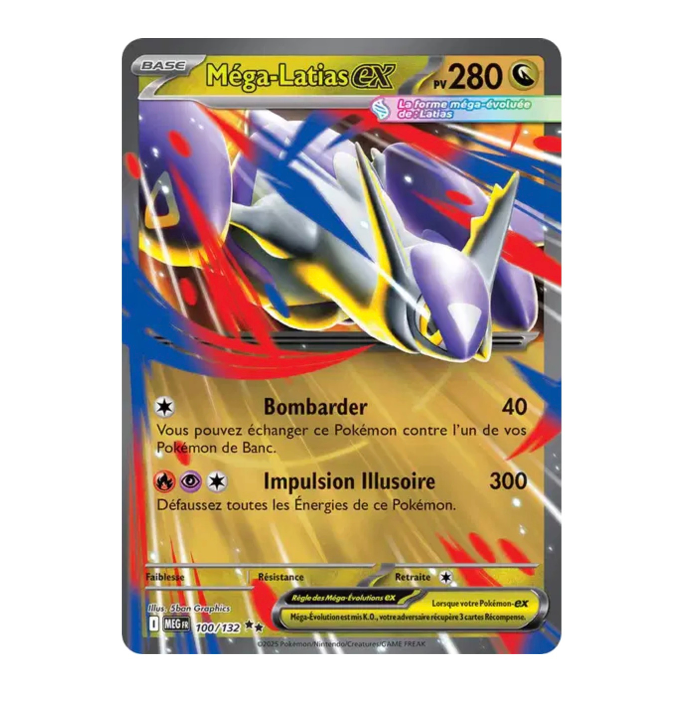 Méga-Latias Ex - 100/132 - Méga-Évolution - (ME01) - Français