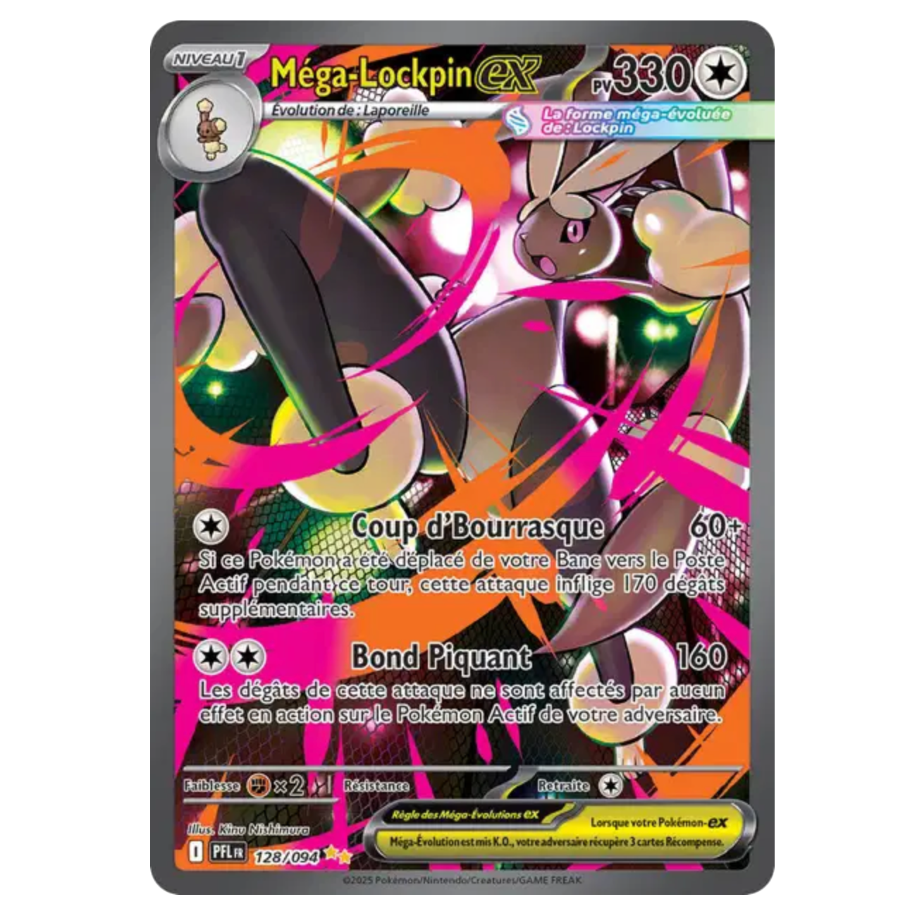 Méga-Lockpin Ex - 128/94 - Flammes Fantasmagoriques - (ME02) - Français