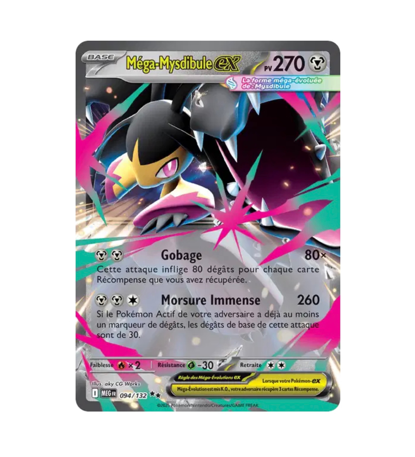 Méga-Mysdibule Ex - 094/132 - Méga-Évolution - (ME01) - Français