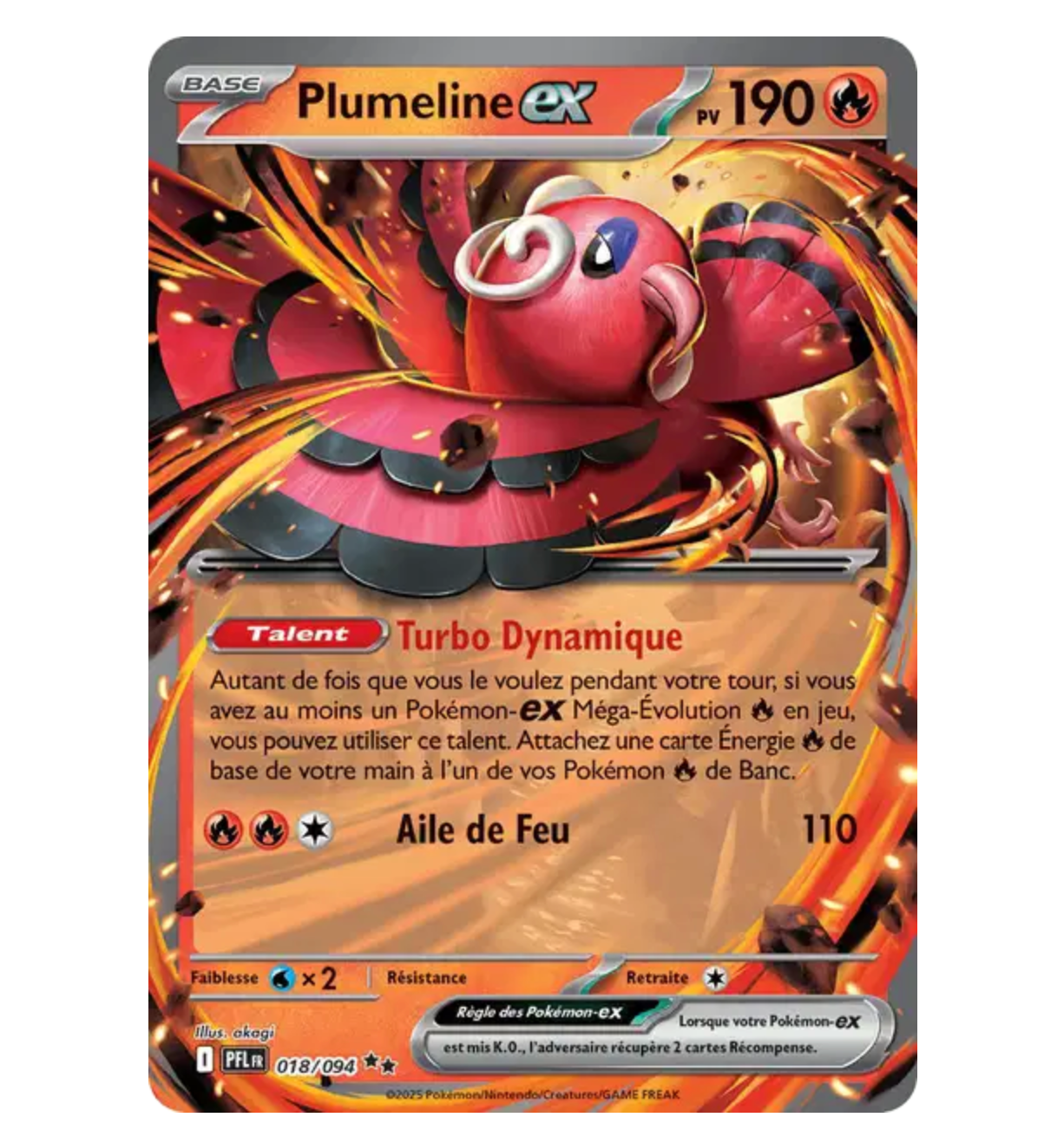 Plumeline Ex - 018/094 - Flammes Fantasmagoriques - (ME02) - Français