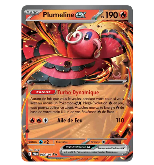 Plumeline Ex - 018/094 - Flammes Fantasmagoriques - (ME02) - Français