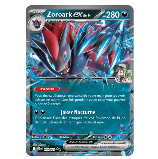 Zoroark Ex de N - 098/159 - Aventures Ensemble - (EV09) - Français